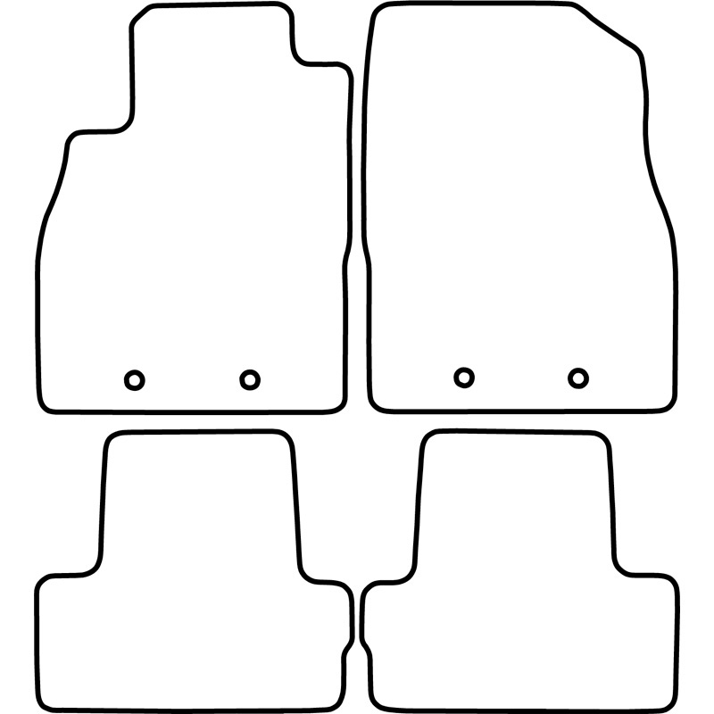 Set de tapis de sol sur mesure pour Chevrolet Volt 2011-