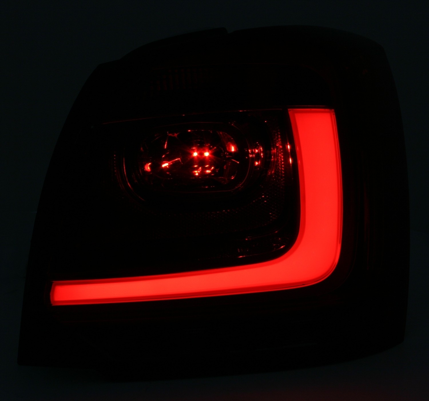 Taillights VW Polo 6R 09- red/Smoke LED Tube