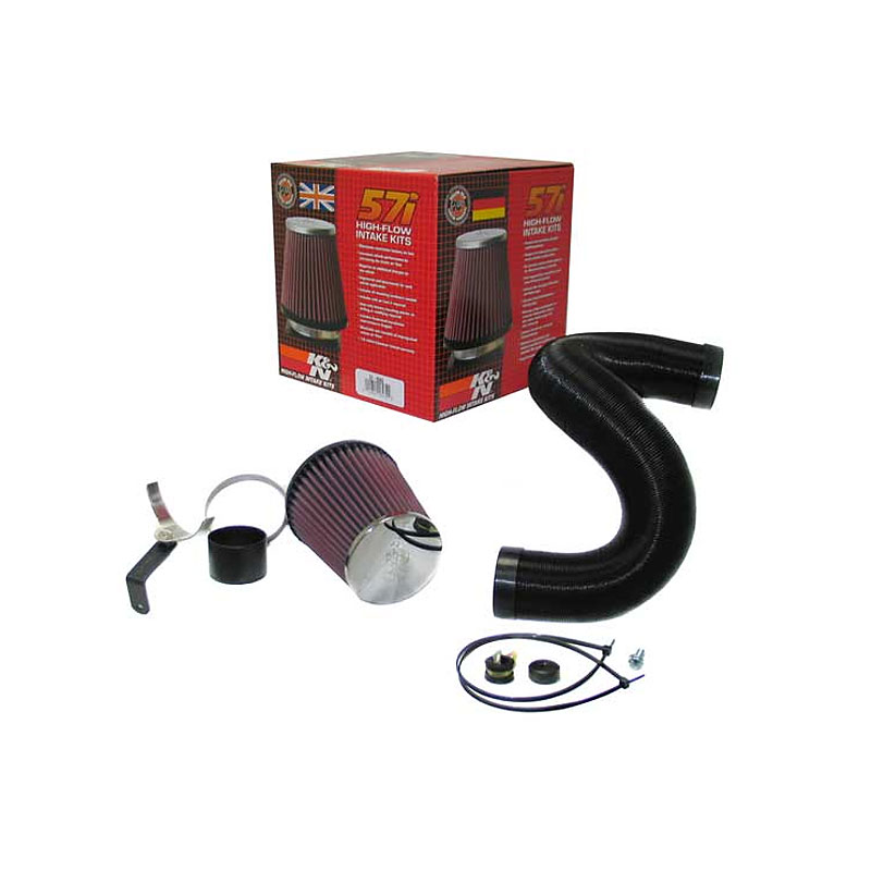 K&N Kit d'admission 57i sur mesure pour Fiat Grande Punto 1.4 16v 2005- + Bravo 1.4 2007- (57-0562)