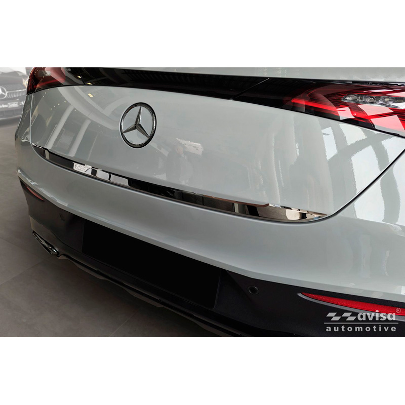 Avisa Moulure de hayon en Inox Noir Chrome sur mesure pour Mercedes-Benz GLC II (C254) Coupe 2023-