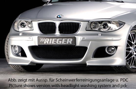 Spoilerzwaard voor Voorbumper BMW E87 Rieger