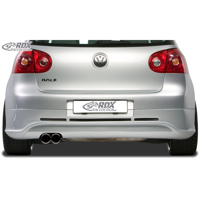 Jupe arrière sur mesure pour Volkswagen Golf V GTI/R Hatchback 3/5-portes 2003-2008 (échappement à gauche) excl. Variant/Plus (ABS)