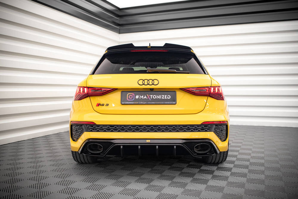 Diffuser Audi RS3 8Y Maxton Glans Zwart