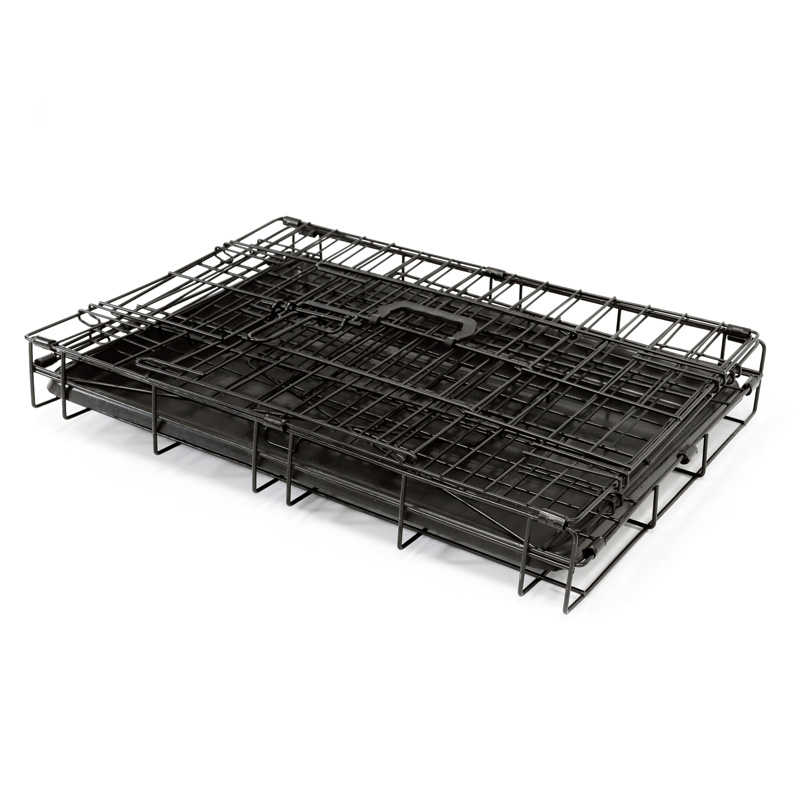 Caisse pliante pour chien inclinée - Small - 61x47x43cm