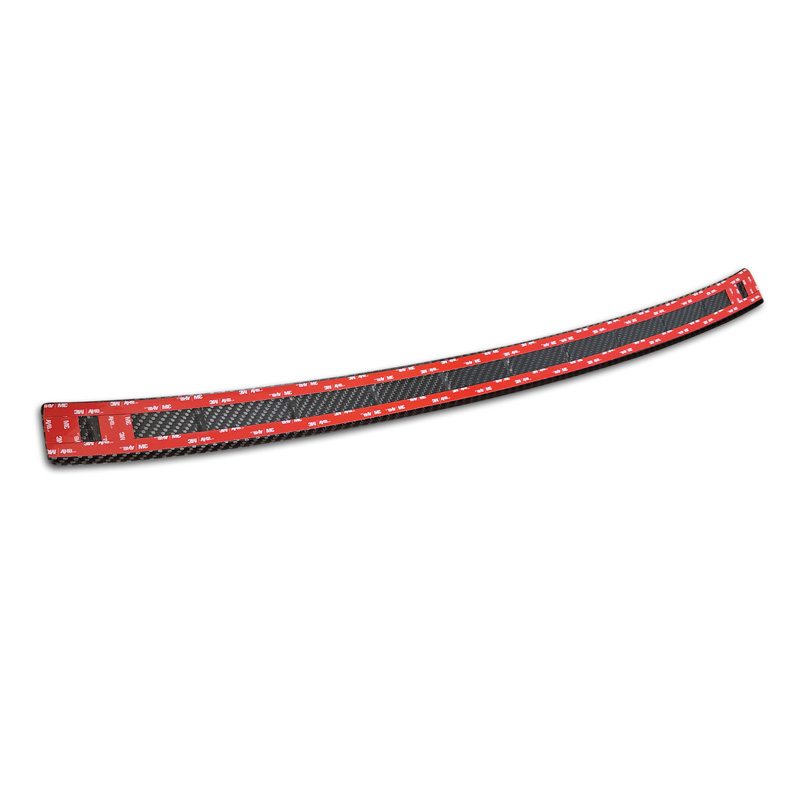 Protection de seuil arrière carboné 3D sur mesure pour MG 5 SW (EV) 2022- 'Ribs'