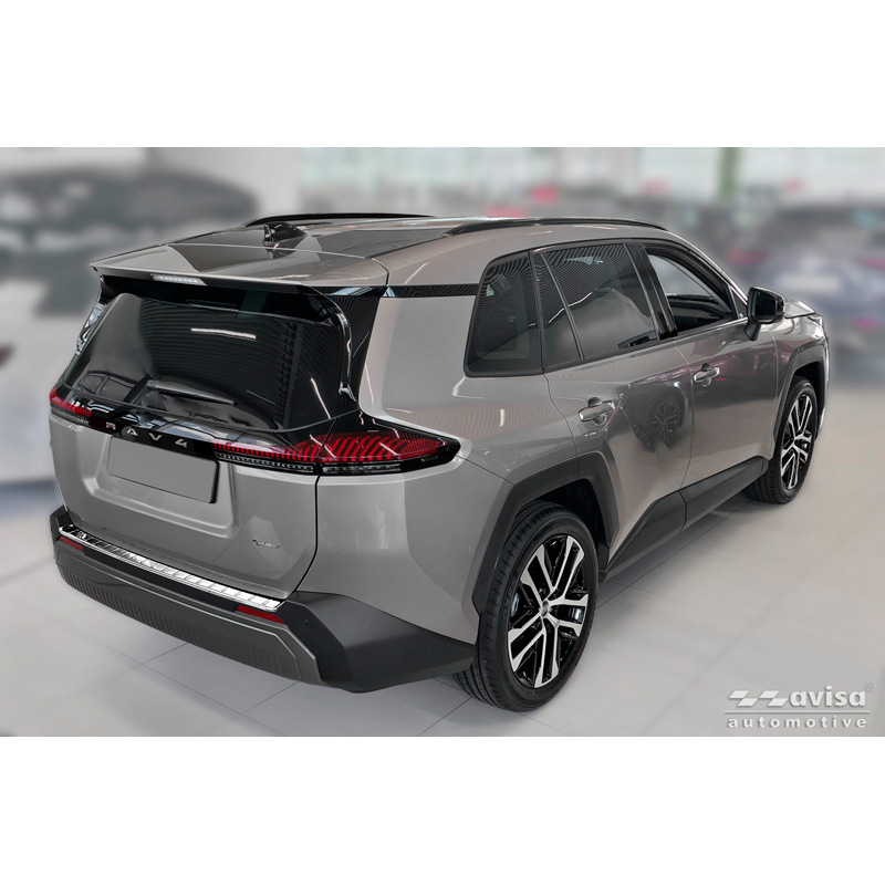 Avisa Protection de Seuil de Coffre Acier Inox sur mesure pour Toyota RAV4 VI (XA6) 2026- - Argent Brillant