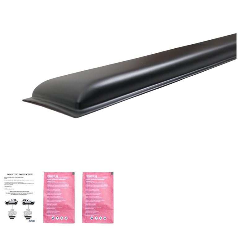 Jeu de baguettes de porte sur mesure pour Dacia Duster I 2010-2017 - Noir mat