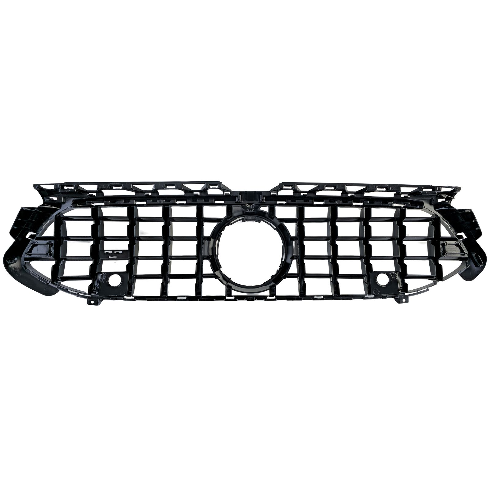 Grill passend voor Mercedes A-klasse W177 / V177 GT-Look Glans Zwart-Chroom (Facelift)