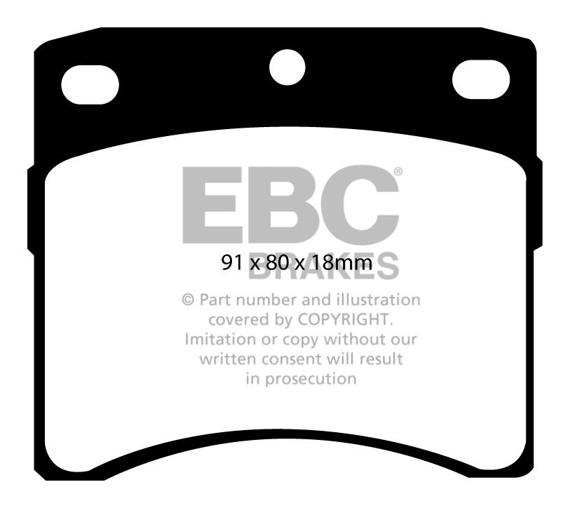 EBC Brakes VW Caravelle 2.5 95-96 Remblokken voorzijde