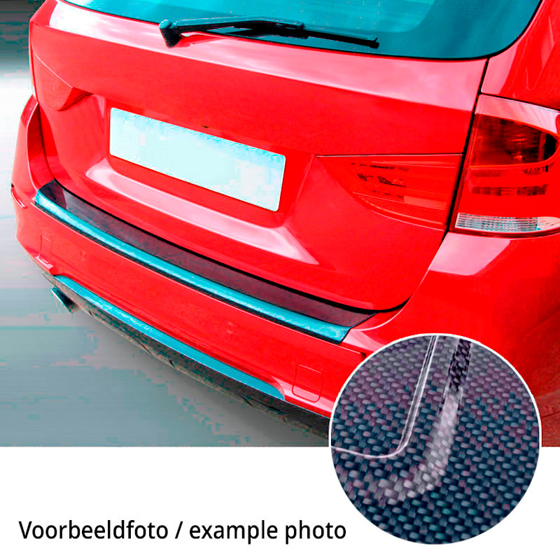 RGM Protection de seuil arrière (ABS) sur mesure pour Skoda Superb IV Estate 2024- Aspect carbone
