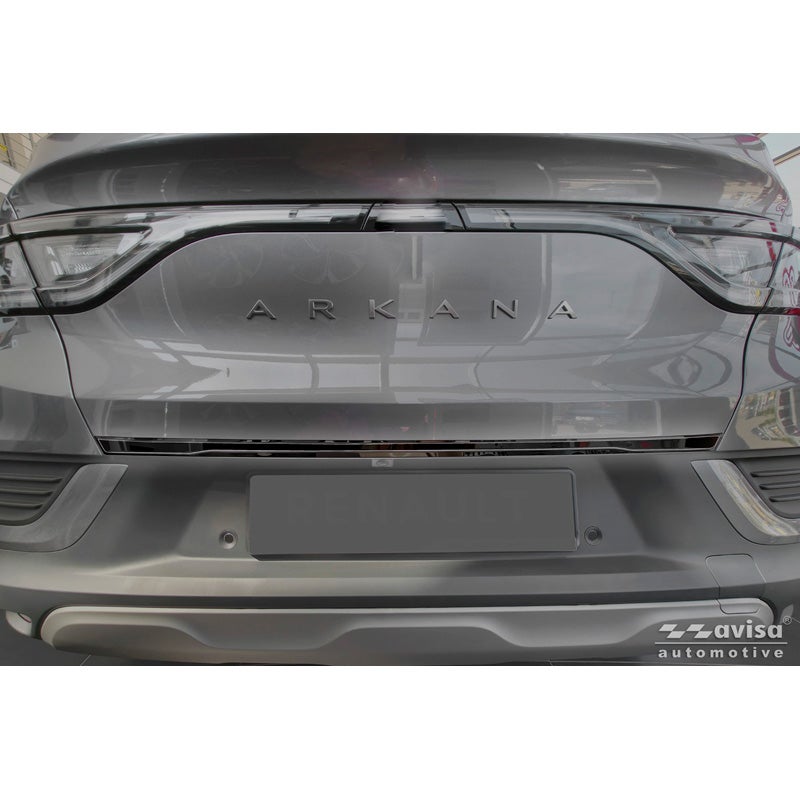 Avisa Moulure de hayon en Inox Noir Chrome sur mesure pour Renault Arkana 2020-
