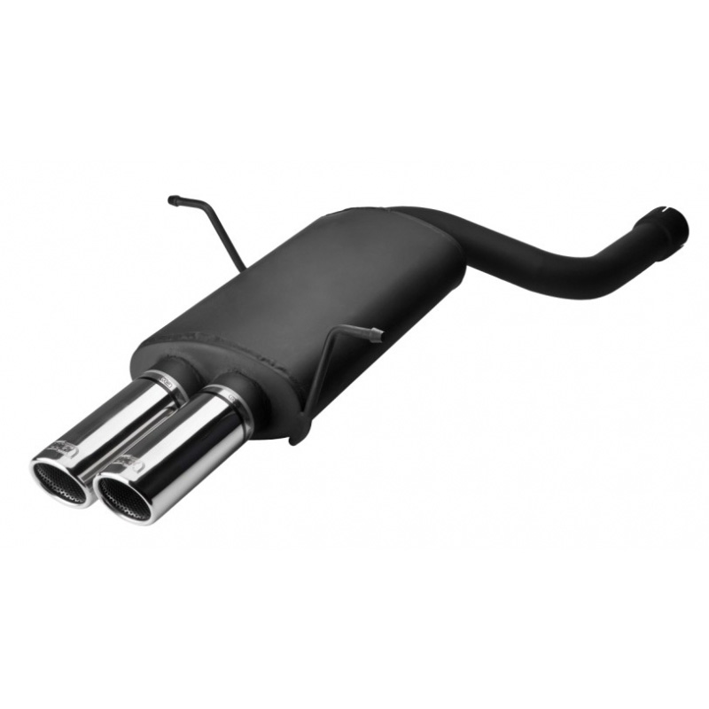 Échappement sur mesure pour BMW E46 6-Cylindre Sedan/Coupe/Touring 320i 110kW/323i 125kW/328i 142kW 1998-2005 (avec 1 connection) 2x 70mm
