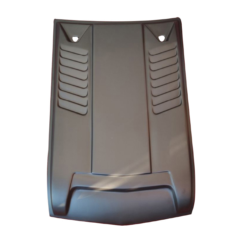 Écope de capot sur mesure pour Mitsubishi L200 Triton 4 2007-2014 - Noir mat