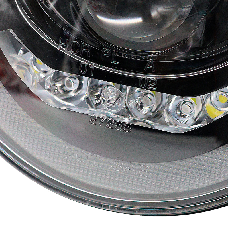 Set de Phares LED sur mesure pour Hummer/Jeep/Land Rover/Mazda/Volkswagen divers modèles - Noir