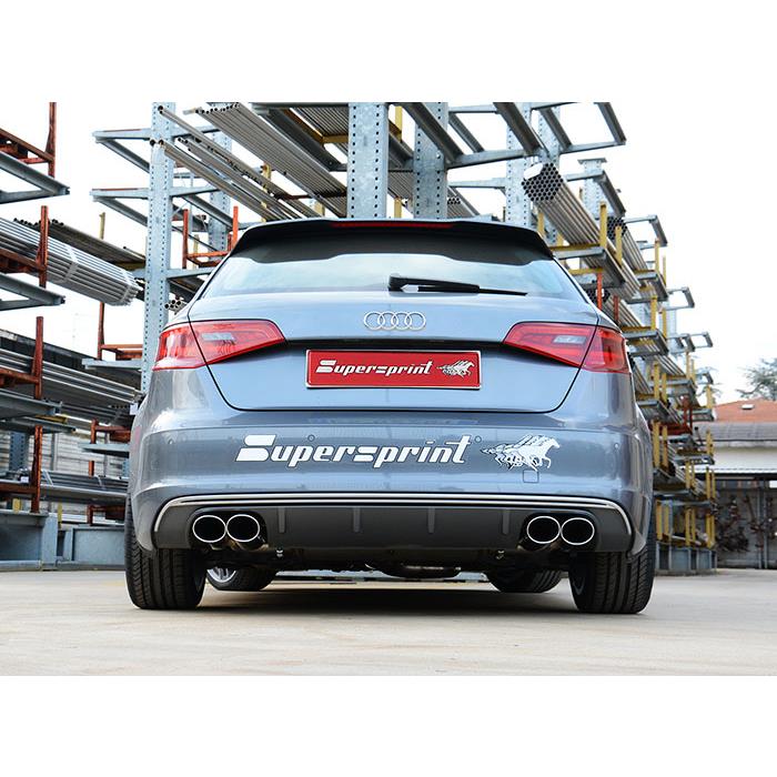 AUDI A3 8V Sedan 1.2 TFSI (110 Hp) 2014 Endpipe kit 100x75 Right + 100x75 Left