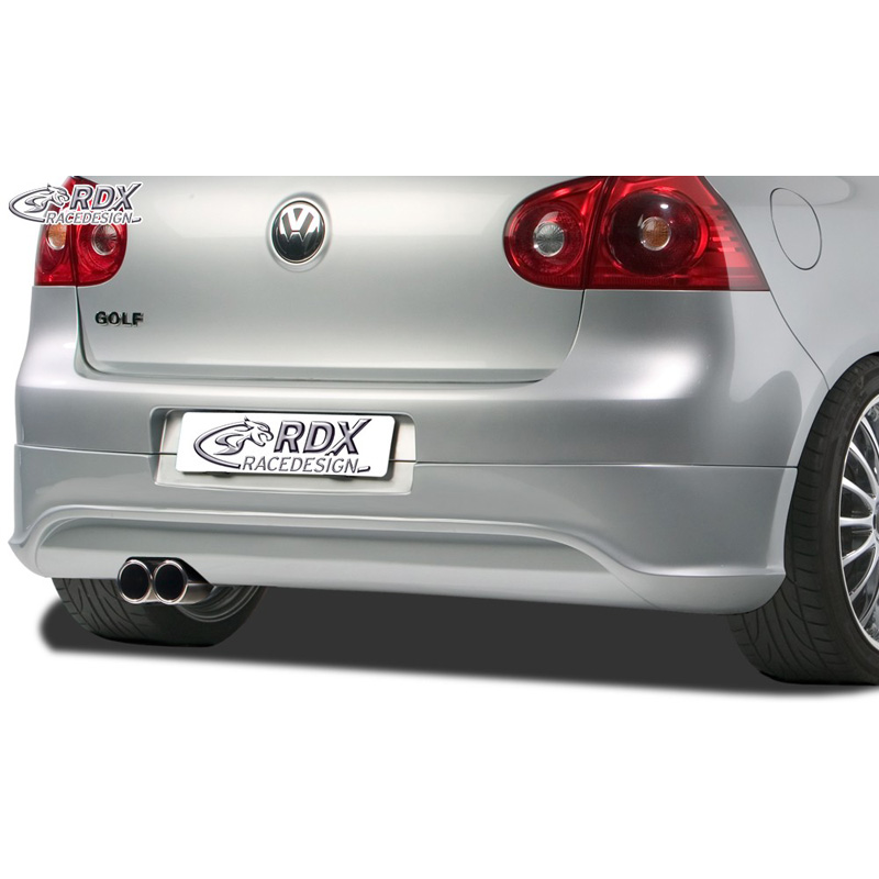 Jupe arrière sur mesure pour Volkswagen Golf V R32 Hatchback 3/5-portes 2003-2008 (échappement à gauche) excl. Variant/Plus (ABS)