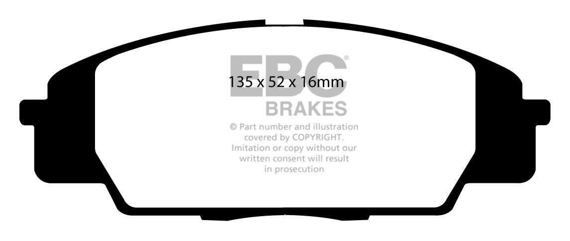 EBC Brakes HONDA Civic 1.7 TD (EP4) (Sport) 2002-2006 Remblokken