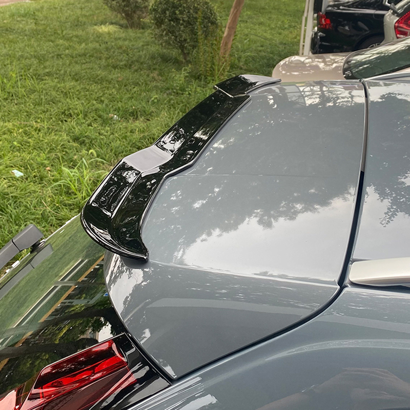 Becquet de toit (Spoiler Cap) sur mesure pour Volvo V90 II R-Design Facelift 2020- incl. Cross Country (ABS Noir Luisant)