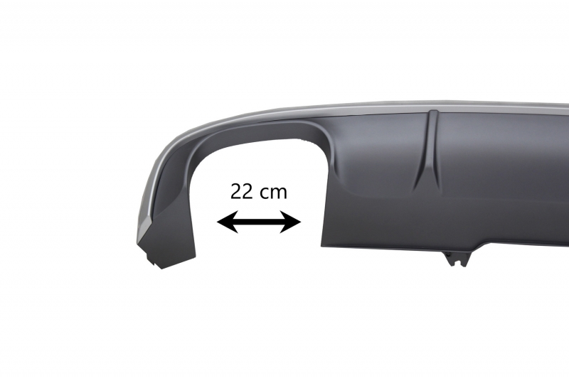 Achterbumper Diffusor Audi A4 B9 2015-2019 S4 S-Line Sierstukken