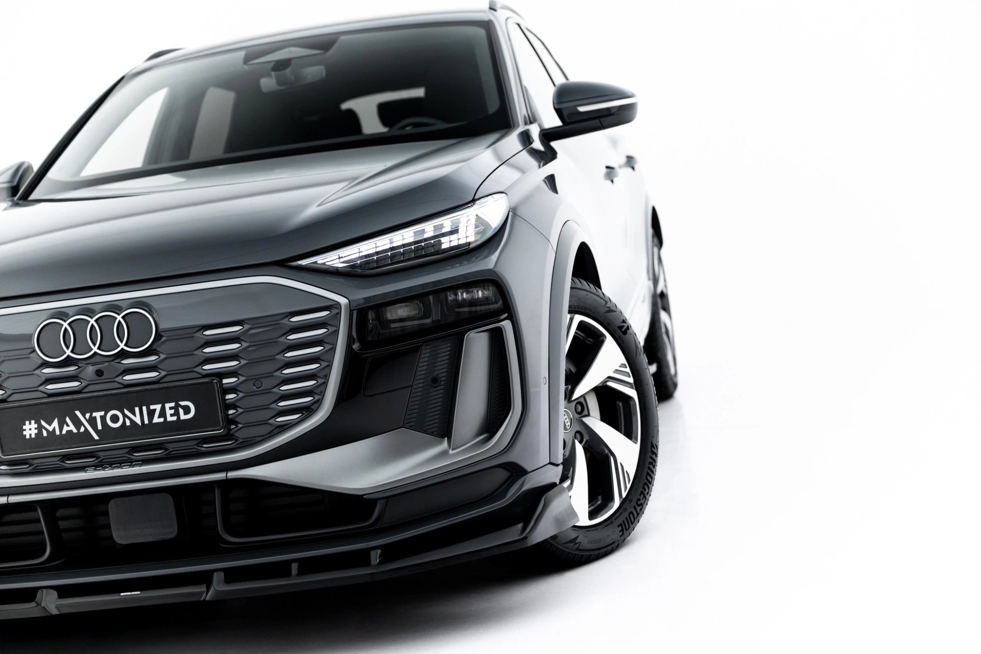 Bodykit Audi Q6 e-tron Standard / S-Line / SQ6 e-tron SUV & Sportback Mk1 (2023–heden) – Glans Zwart Kopiëren