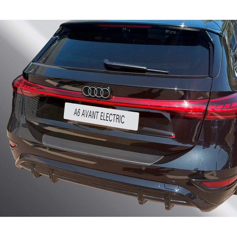 RGM Protection de seuil arrière (ABS) sur mesure pour Audi A6 Avant e-tron 2024- Noir