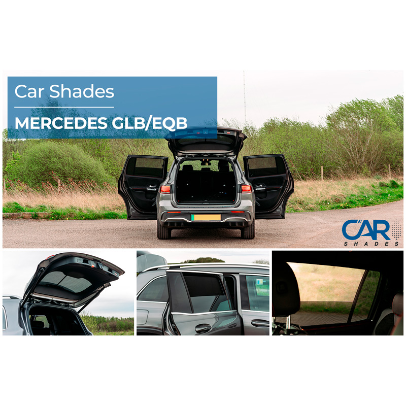 Set de Car Shades sur mesure pour Mercedes GLB (X247) 2019- & EQB (X243) 2021- (6-pièces)