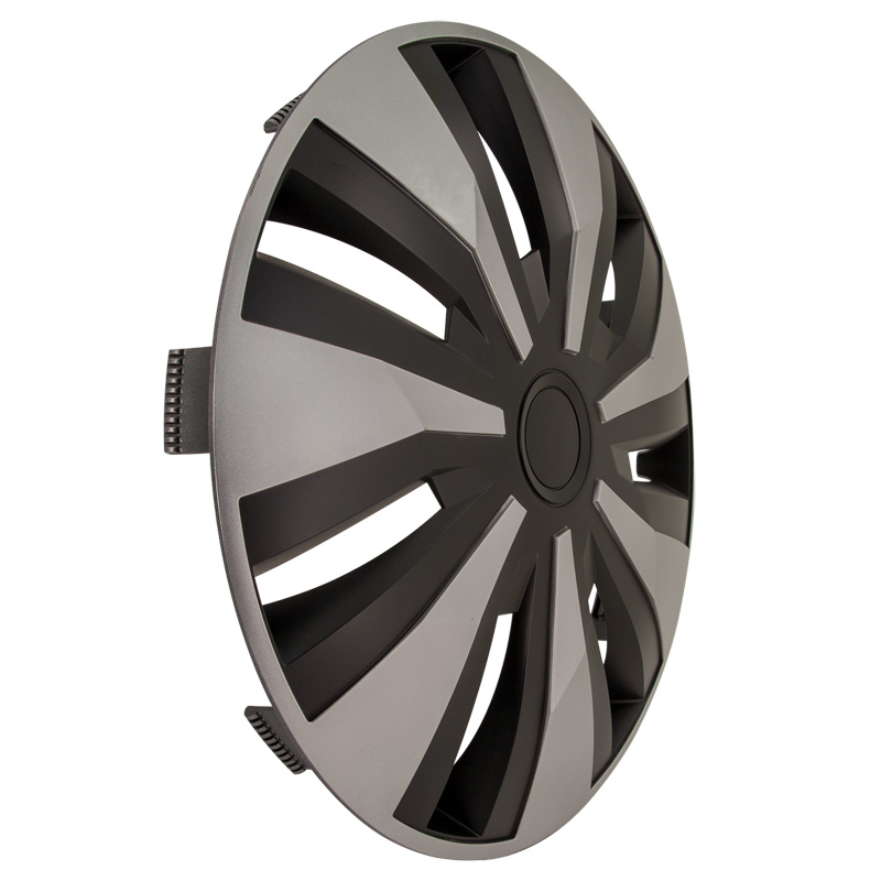 Jeu d'enjoliveurs Orion-VAN 16-inch argent/noir (sphère)