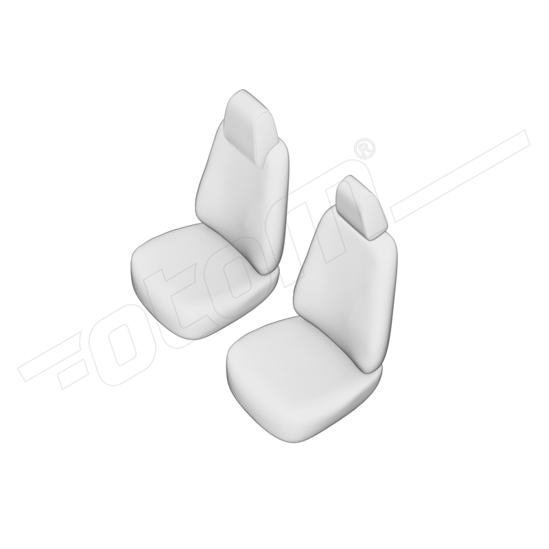 New York Design Housses de siège en cuir artificiel 1+1 sur mesure pour Opel Combo 2018- (siège passager fixe)