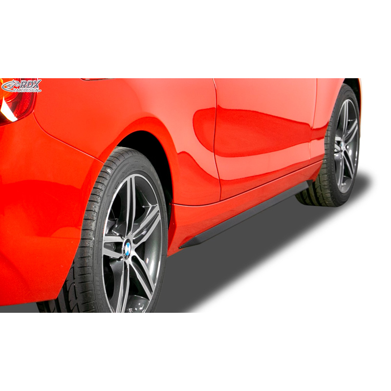 Jupes latérales 'Slim' sur mesure pour BMW Série 2 F22/F23 Coupe/Cabrio 2013- incl. M-Sport (ABS noir luisant)