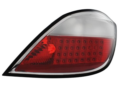 Feux arriere Opel Astra H LED rouges/blanc