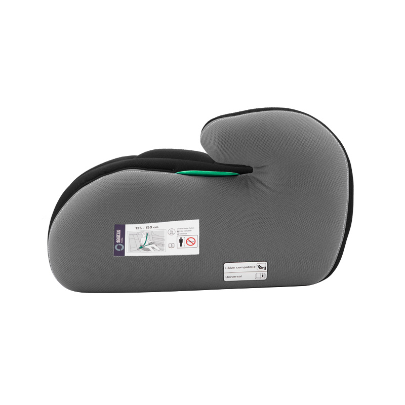 Sparco Siège enfant F100KI Noir/Gris i-Size 125-150cm (ECE-R129/03)