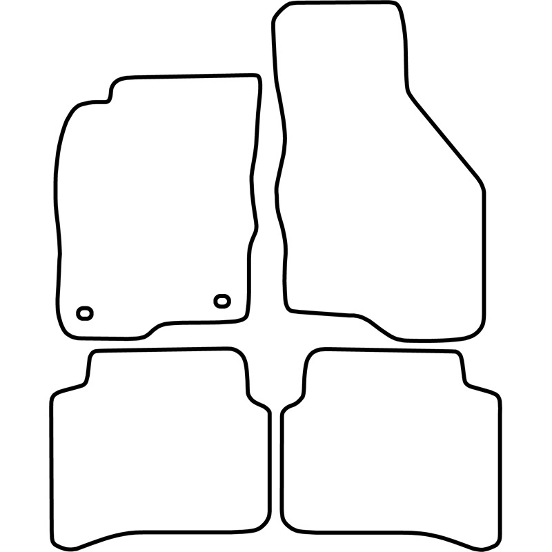 Set de tapis de sol en velours sur mesure pour Mitsubishi Galant 1997-2004