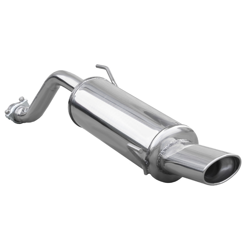 100% Inox Échappement Sport sur mesure pour Alfa Romeo Mito 1.4TB QV (170cv) 2009- Ø55mm 120x80mm