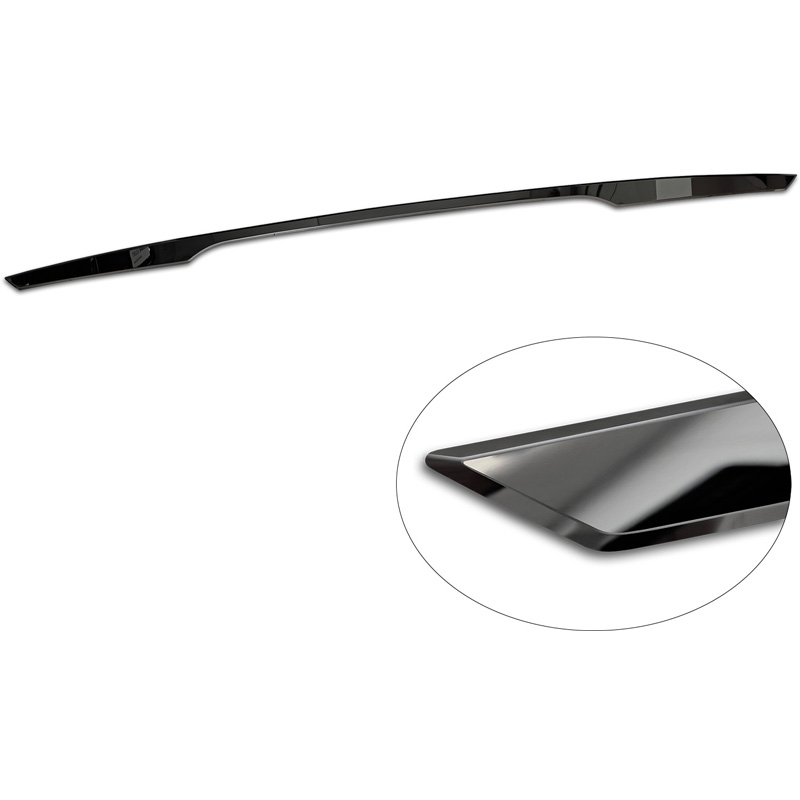 Avisa Moulure de hayon en Inox Noir Chrome sur mesure pour Volvo XC60 II 2017-2021 & Facelift 2021-