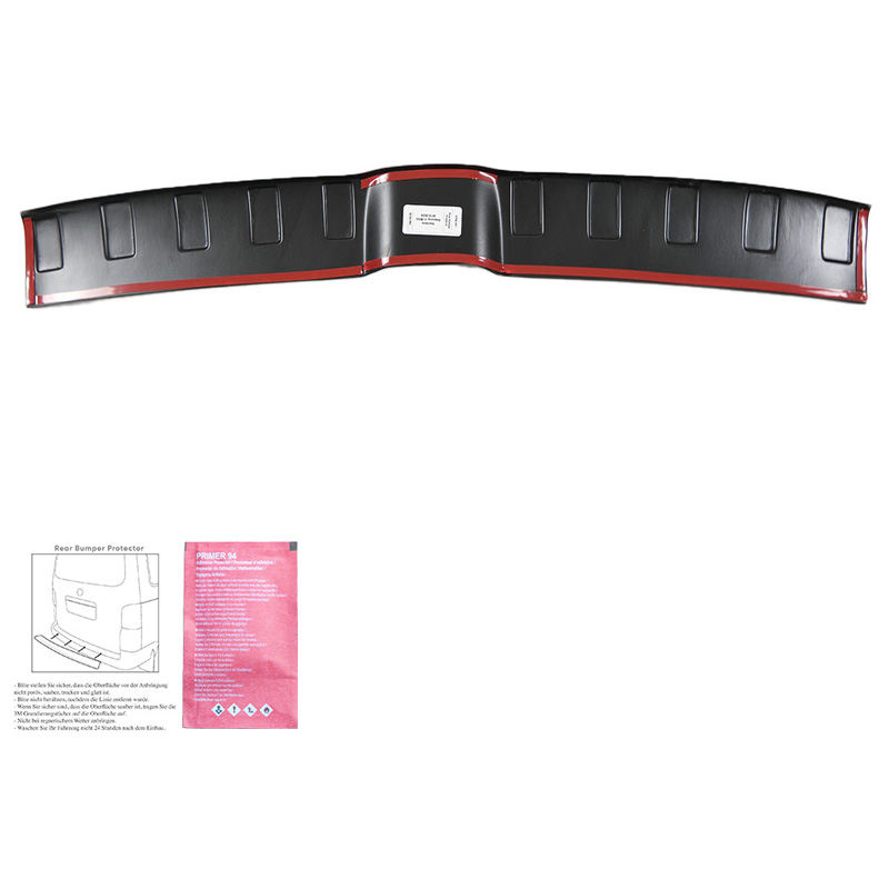 Protection de seuil arrière sur mesure pour Dacia Sandero Stepway II (B52) 2012-2020 - Noir mat