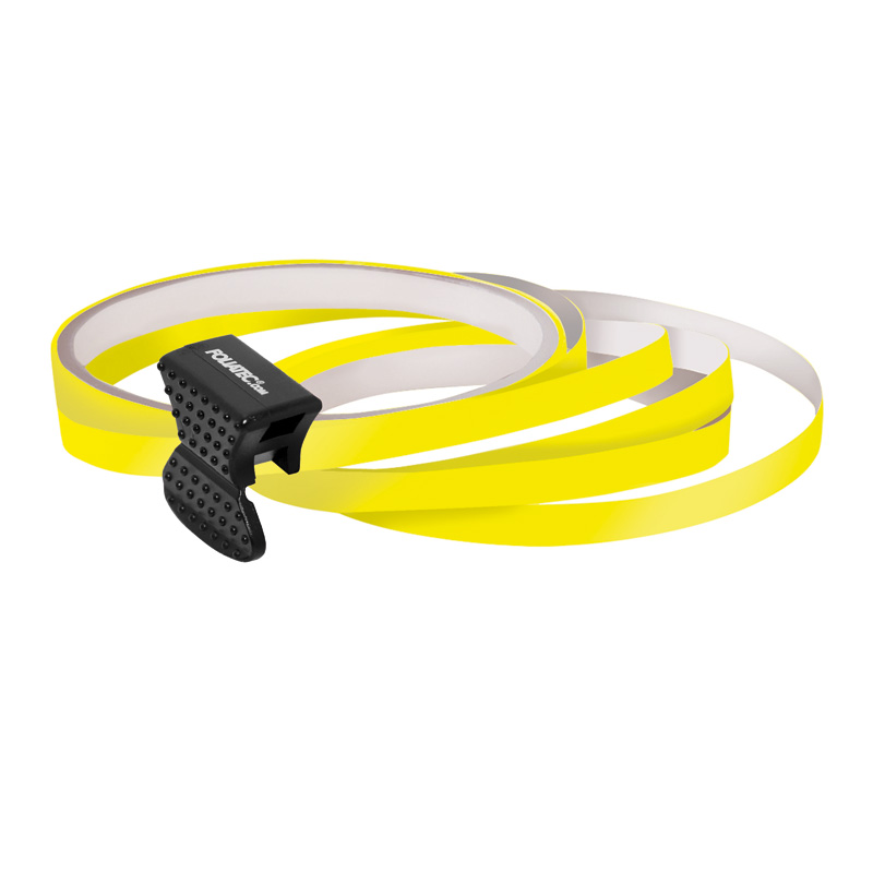 Foliatec PIN-Striping pour jantes jaune - Largeur = 6mm: 4x2,15 mètre