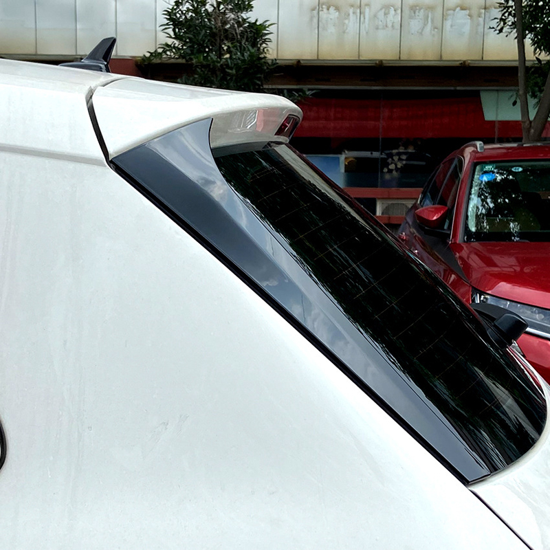 Jeu de déflecteurs d'air lunette arrière sur mesure pour Skoda Kodiaq (NS7) 2017-2024 (ABS Noir Luisant)
