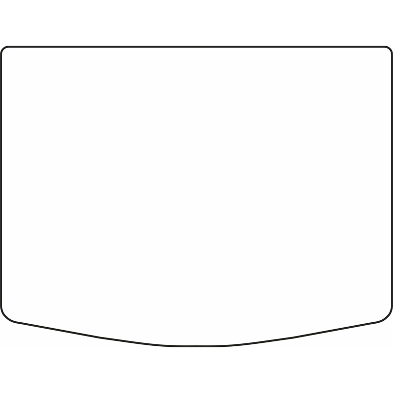 Tapis de coffre en velours sur mesure pour Volkswagen ID.3 2020- (Sol en haut)