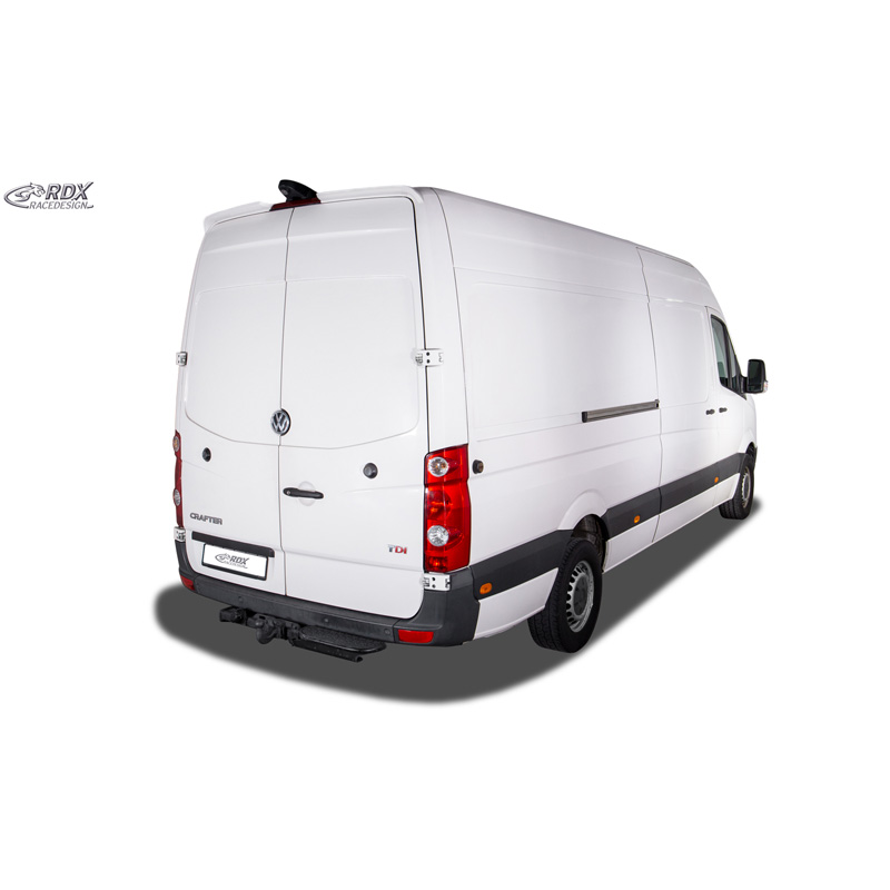 RDX Becquet de toit sur mesure pour Volkswagen Crafter (H2) 2006-2016 & Mercedes Sprinter (H2) 2006-2018 & 2018- (avec 2 portes battantes) (PU)