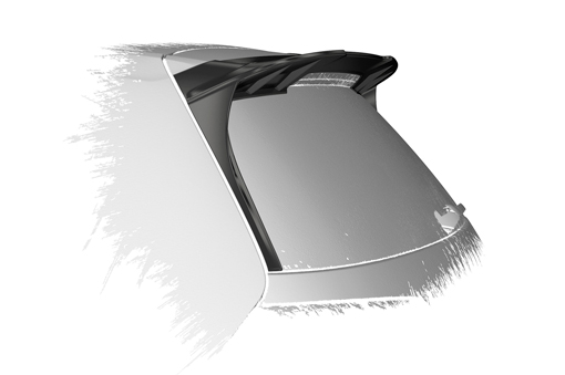 Spoiler VW Golf 7 (Typ AU) CSR Glans Zwart