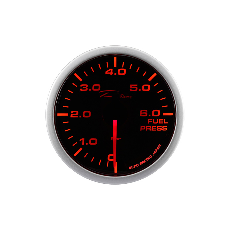 Instrument Depo Racing WA-Series - pression de carburant 0,0>6,0 bar - 52mm