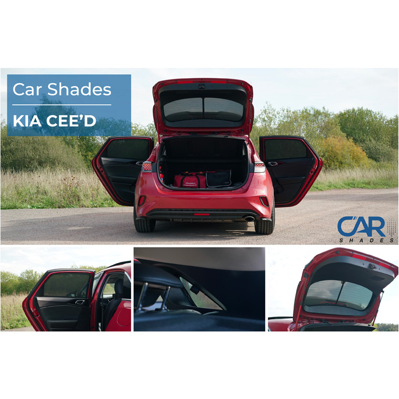 Set de Car Shades sur mesure pour Kia Cee'd (CD) 5 portes 2018- (6-pièces)