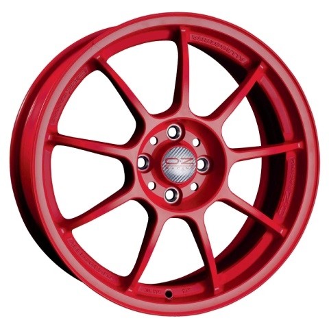 Velgen OZ Alleggerita HLT matt red 7.5x18 inch 5x100 ET35