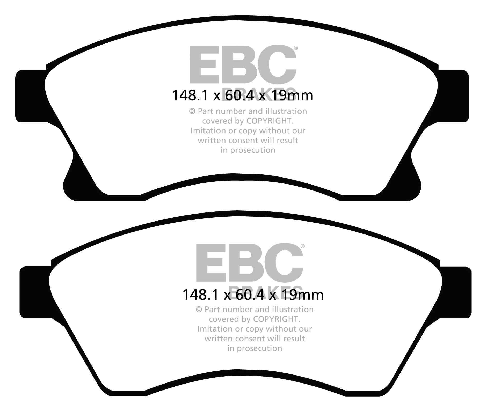 EBC Brakes VAUXHALL (OPEL) Astra 1.3 TD 2010-.. Remblokken voorz