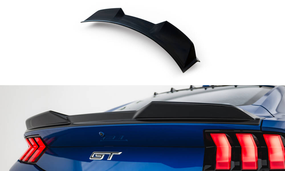 Spoiler Cap 3D Ford Mustang GT MK7 Maxton Glanzend zwart