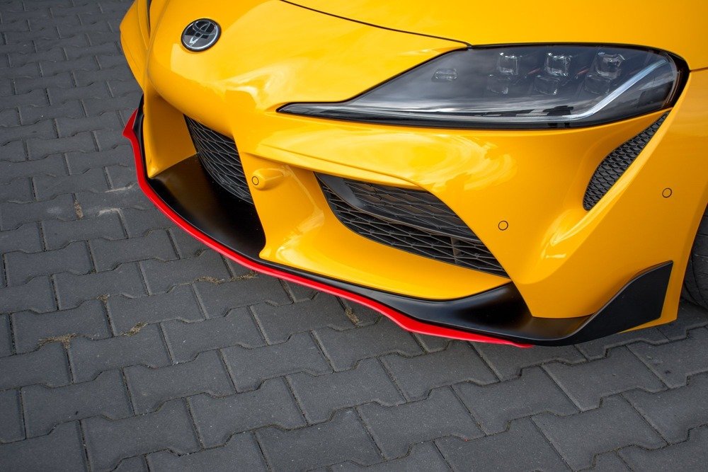 Voorspoiler V.3 Toyota Supra MK5 Maxton Glans Zwart