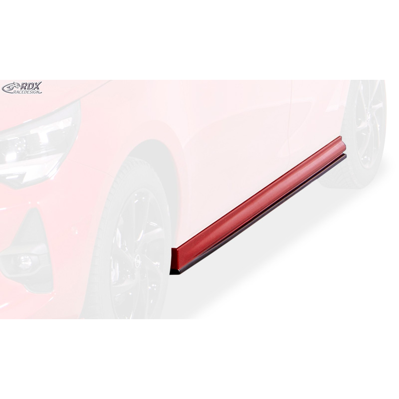 Jupes latérales sur mesure pour Opel Corsa F 2019- 'Edition' (ABS)