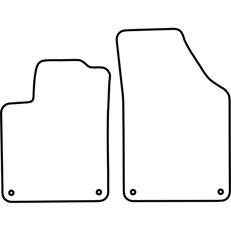 Set de tapis de sol sur mesure pour Peugeot RCZ 2010-
