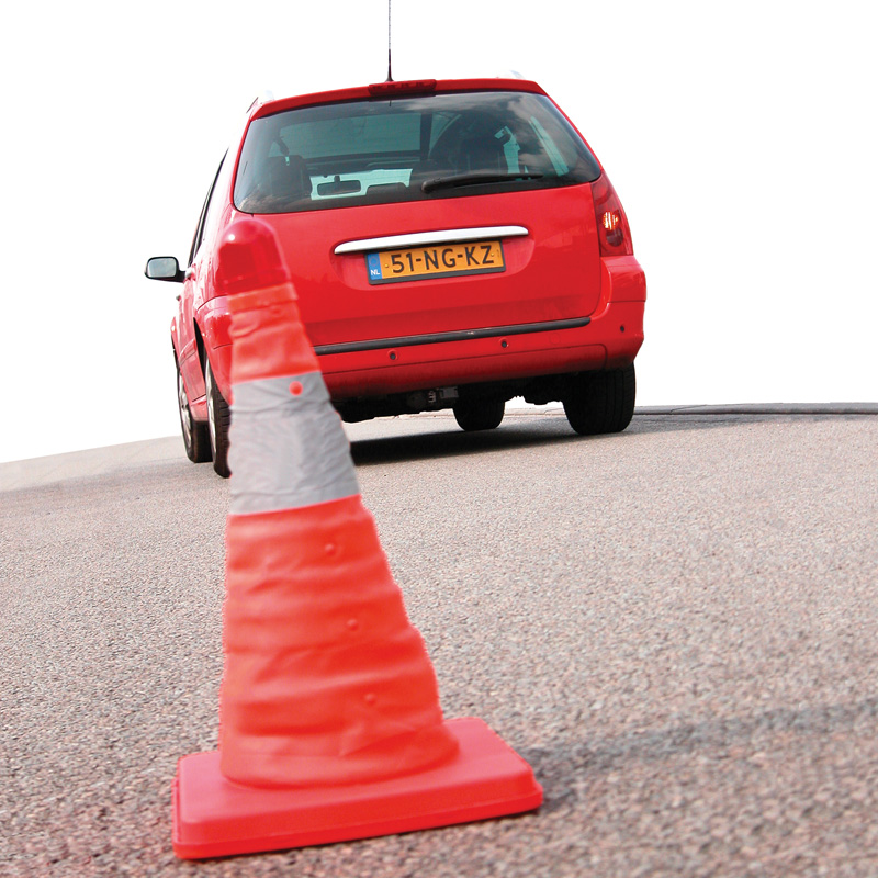 Carpoint Cône de Signalisation Rétractable
