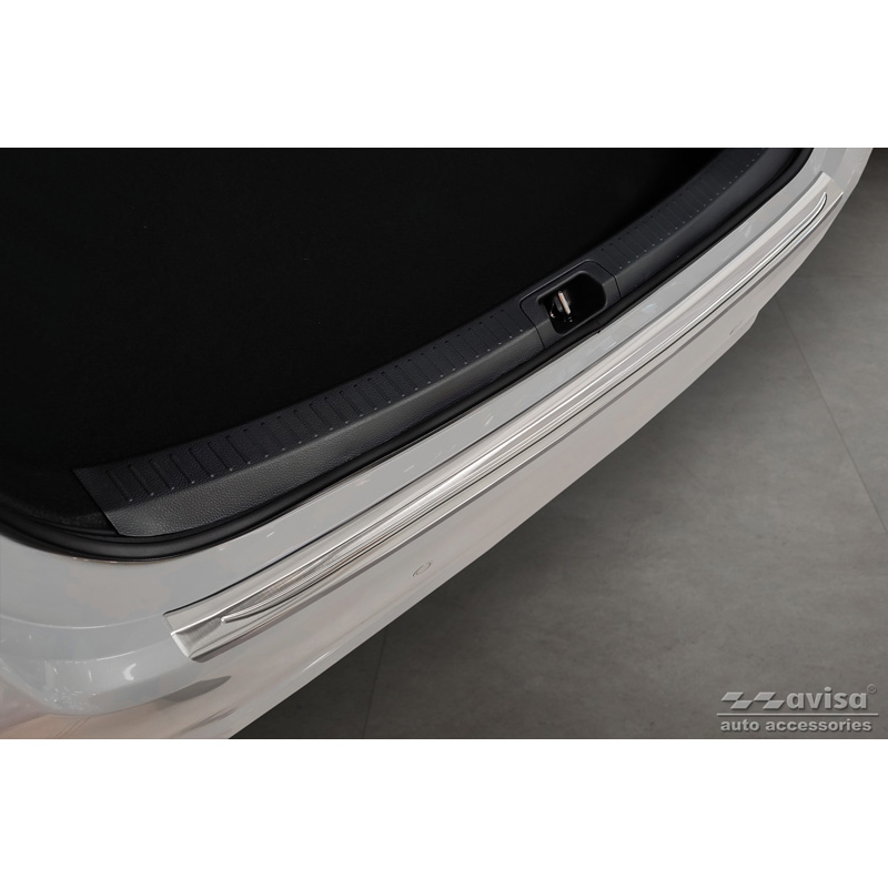 Protection de seuil arrière inox sur mesure pour Toyota Corolla XII Sedan 2019-
